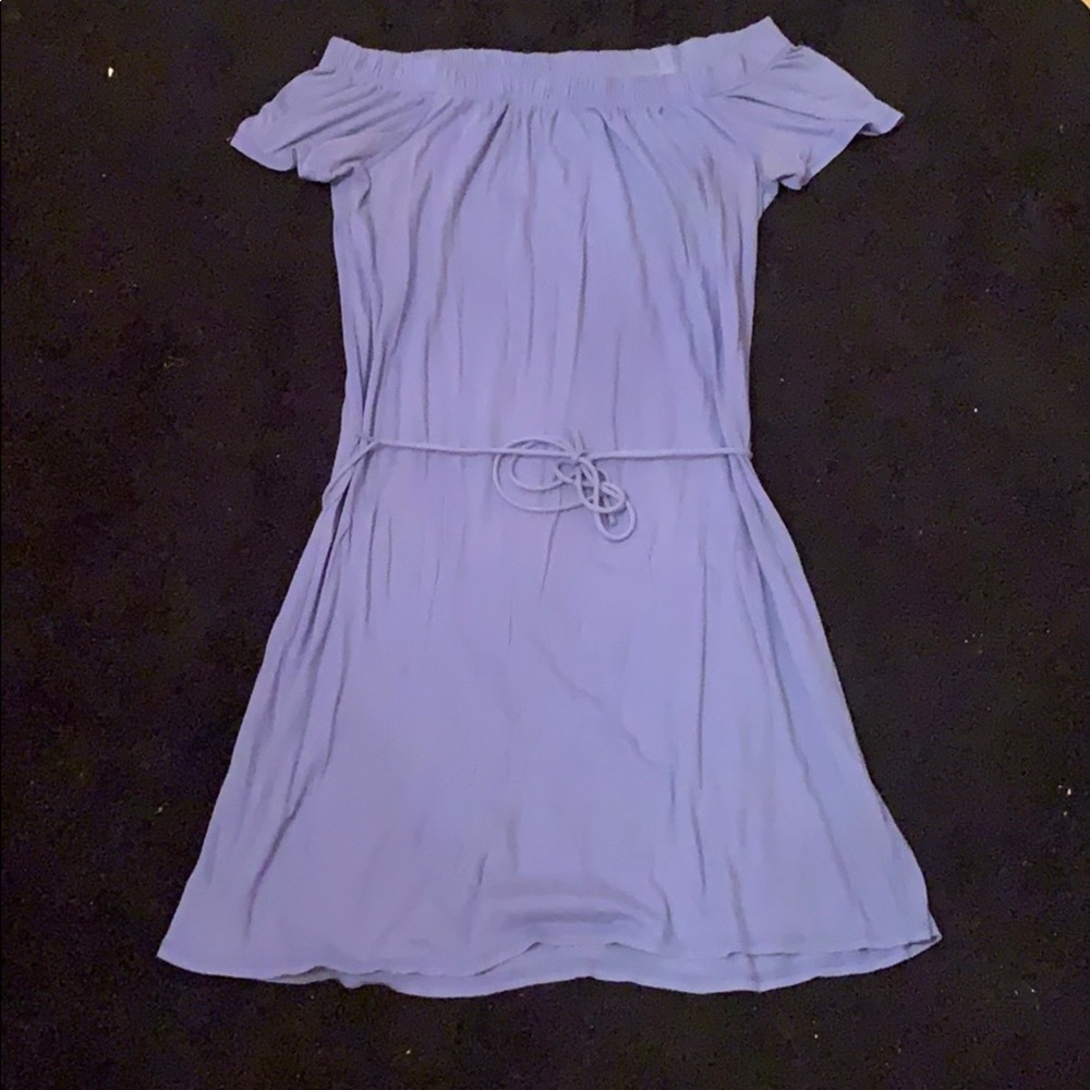 Off-the-shoulder tie-waists Dress/cover up